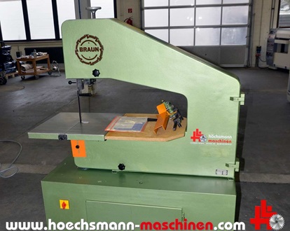 Braun Bandsaege Bandschleifmaschine bp700 Höchsmann Holzbearbeitungsmaschinen Hessen