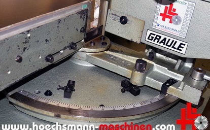 Graule Zugsäge ZS 135-UG 1997, gebrauchte Holzbearbeitungsmaschinen Neumaschinen Hessen Höchsmann Langen